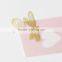 European Style Brass Etched Dragonfly Bookmark With Hook