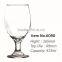 2015 sodalime China manufacture crystal promotion machine made wine taste glass