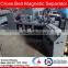 coltan Tantanum Tin concentrate refining cross belt magnetic separator