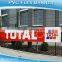 SINO White Block-Out Black PVC Vinyl Flex Banner Image Design