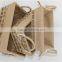 Eco-friendly recycing cloth bread basket with fabric and solid handle