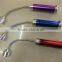 Stainless steel goose neck led magnetic flashlight