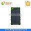 Hot sale 2016 New Dual USB LED Light 8000mAh Solar panel Battery Charger/mobile cell phone charger in power bank for xiaomi