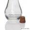 120ml clear glass diffuser bottle with cork stopper