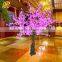 Artificial cherry blossom tree with led lights for christmas decorations