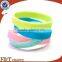 bulk cheapest colorful children thick rubber silicone chain bracelet for wholesale