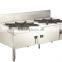Stainless steel commercial gas stove for hotel restaurant with high efficency