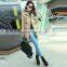 Khaki new style 2015 autumn&stylish coat for ladies fashion