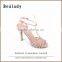 Latest ladies high heel slingback slippers shoes and sandals