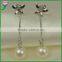 latest design beautiful butterfly natural Freshwater pearl pendant earrings