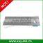 Stainless steel kiosk keyboard with trackball and numeric keypad