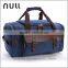 High Qualtiy Fashionable Camel Canvas Travel Man Bag with Leather