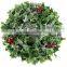 35CM Christmas wreath Christmas decorations hanging door with berries