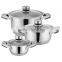 german style swiss line capsule bottom amc cooking sets