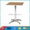 Aluminum ps wood table
