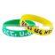2016 cheap debossed wristband customize silicone friendship bracelets