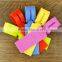 wholesale promotion gifts custom made colorful silicone suitcase travel luggage tags