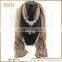 Most popular strong packing necklace jewellery scarf made in china
