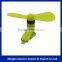 plastic 2 in 1 mini usb fan