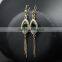 Tassels alloy crystal zircon necklace jewelry set