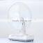 Hot sell solar travel fan,solar battery fan table,abs material program usb led fan