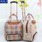 Custom Printed Packing Cube Laptop Trolley Bag Waterproof PU Travel Trolley Bag