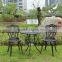 Hot sale! Bistro set cast aluminum outdoor furniture patio furniture