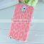 Pink tiger stripes parttern leather stand case for samsung note 3 with stand function hot selling phone case