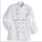 white chef uniform with factory price