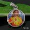 2015 Made in china wholesale oval Jesus stainless steel crucifix pendant