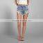 2015 summer denim shorts cutoff shorts high waist jeans for women