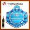 2015 top quality luxury metal wine label wholesale