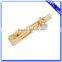 Customized silver nickel metal blank tie clips