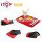 Plastic Fast Food Serving Trays/snack plate