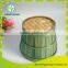 Handmade low price bamboo rubbish basket