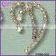 New Arrival decorative wedding invitation round rhinestone buckle