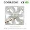 CoolCox 120x120x25mm LED fan with PWM function,12V DC computer case cooling fan 120mm,PWM, gaming case LED fan 120mm PWM
