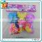 Blue Hair Girl And Yellow Horse Combination Set Doll