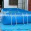 Adults steel frame water tank, plastic flexible pvc water tank, pvc water tank