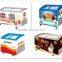 Curved double door ice cream freezers from 151L to 405L