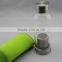 2015 New 450ml Glass Bottles with Tea Filter