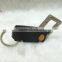 Leather carabiner keychain/Fashion gentleman jewelry leather keychain