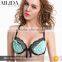 Ailida Top Quality Fantasy Lingerie Front Closure Lace Bra With Crossback