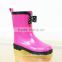 yellow cool kids rubber rain boots with bow