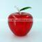 Lovely Wedding Door Gift Crystal Red Apple Coin Piggy Bank