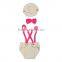 Handmade knitted newborn photo props for boys and girls