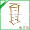 Practical 3-layers wooden free standing towel rack