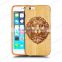 Pretty Engraving Protective Wooden Phone Case for IPhone 5/5s/6/ss/6 plus