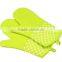 2016 Lengthened cotton oven mitt,silicone oven mitt
