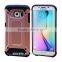 Guangzhou Sinreto Plastic + Silicon Dual Layer Hard Tough Armor Defender Phone Case For Samsung S6 Edge Heavy Duty Back Cover